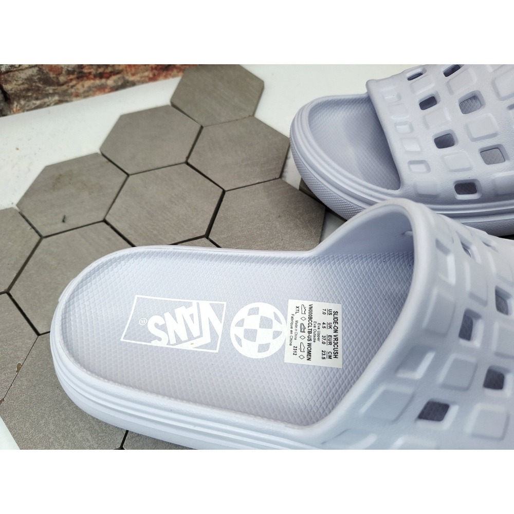 Vans Slide-On VR3Cush Surf Essentials Light Blue Women's Size 7 NEW 2023 Super - Picture 2 of 8